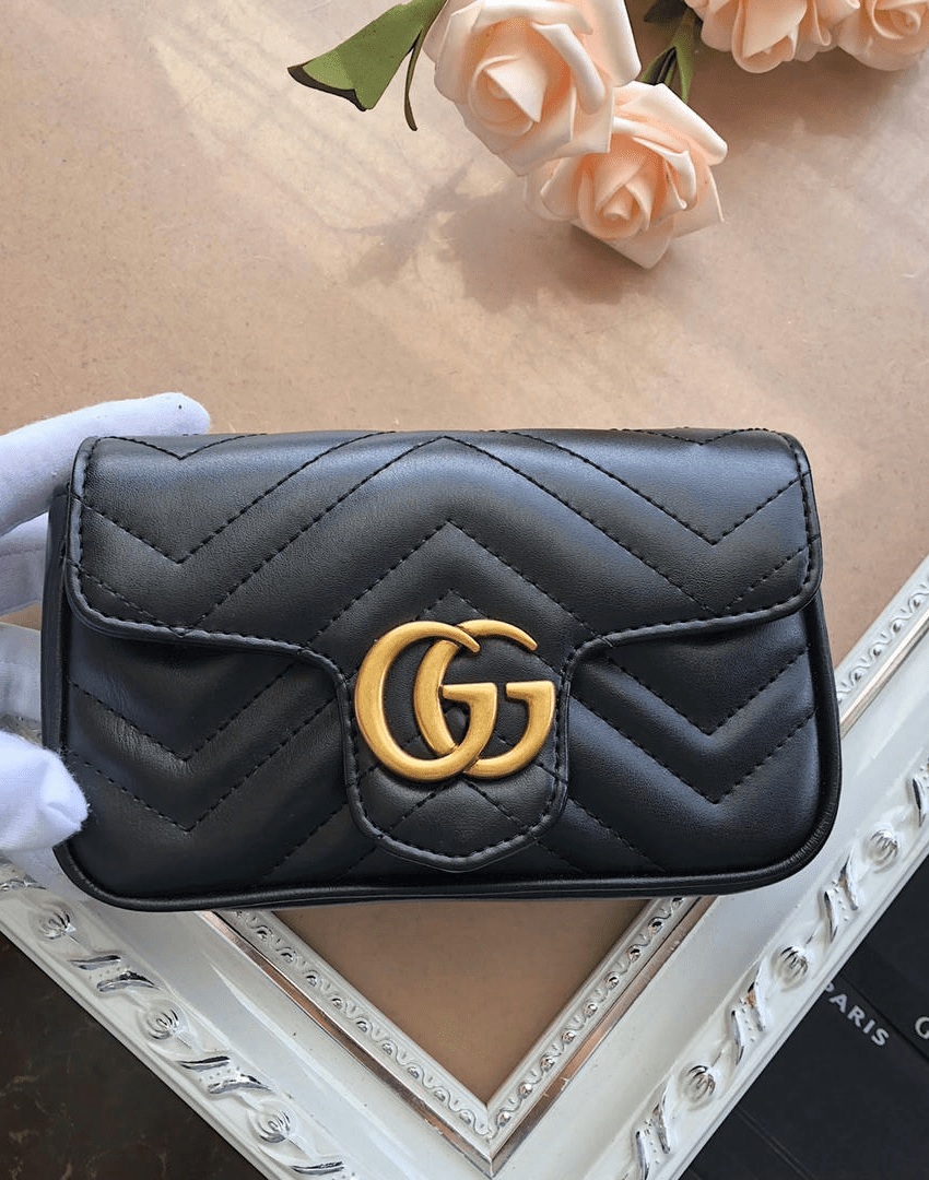 Gucci marmont mini bag black