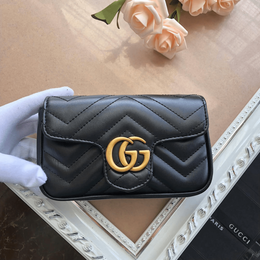 Gucci marmont mini bag black