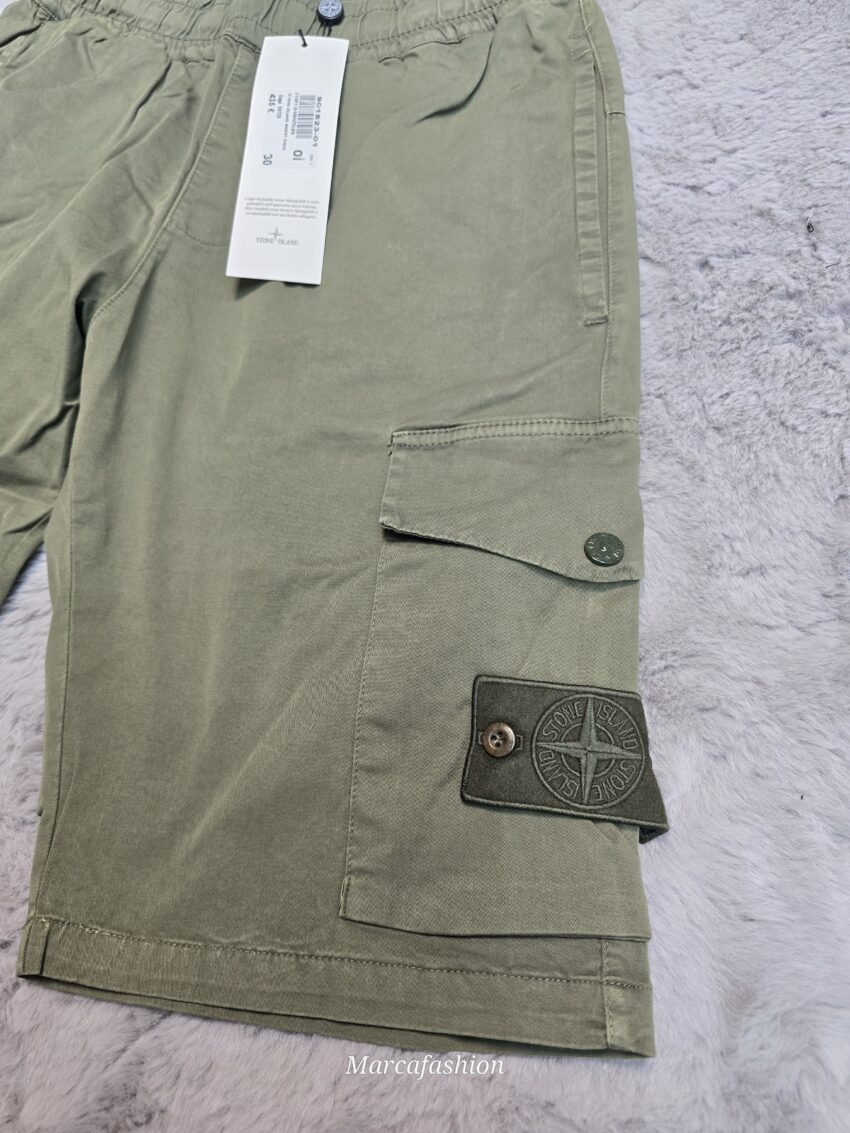 Stone Island cargo short - Army green - Afbeelding 3