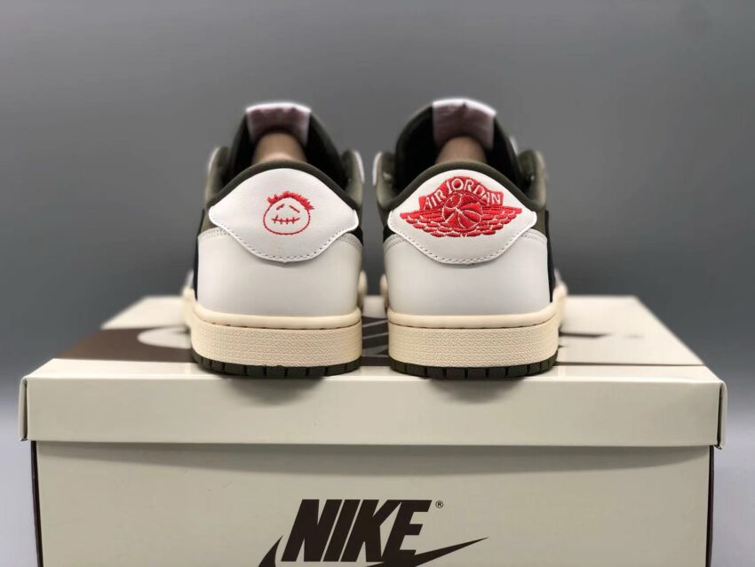 Nike Travis Scott x Air Jordan 1 Low - Olive - Afbeelding 4