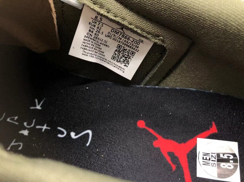 Nike Travis Scott x Air Jordan 1 Low - Olive - Afbeelding 8