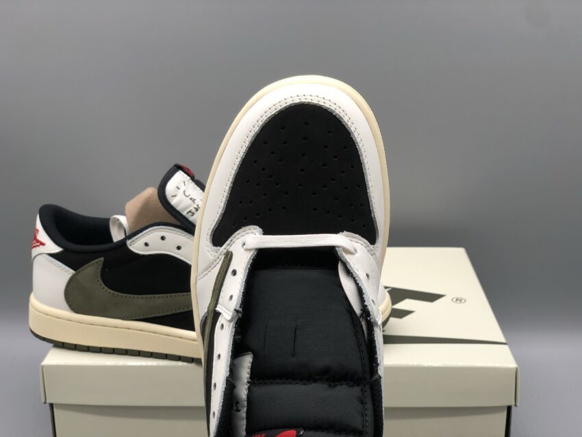 Nike Travis Scott Olive x Jordan 1 Low OG - Olive - Afbeelding 5