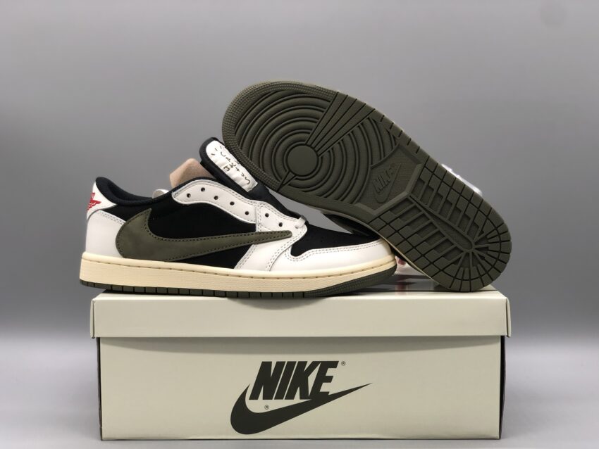 Nike Travis Scott Olive x Jordan 1 Low OG - Olive - Afbeelding 6