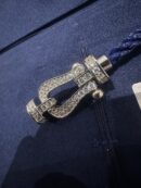 Fred bracelet - Diamonds - Silver-Blue