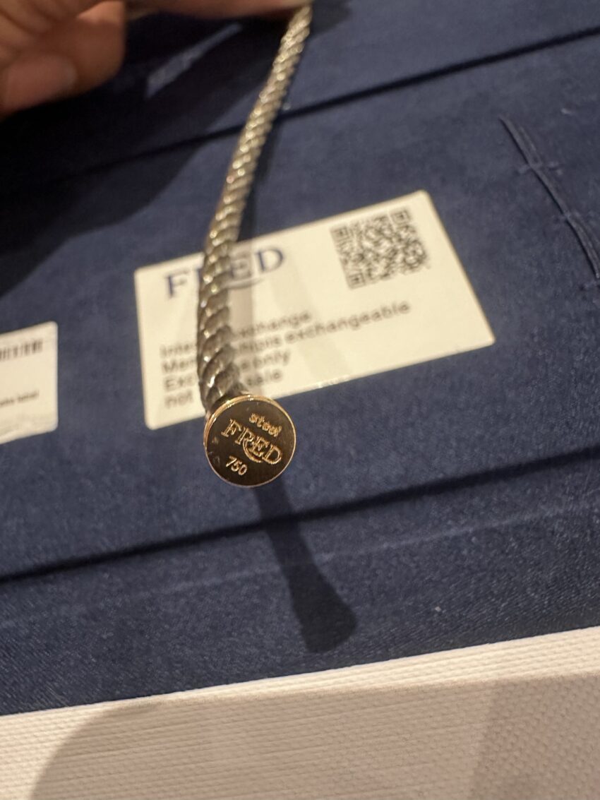 Fred bracelet - Diamonds - Silver-Gold - Afbeelding 5