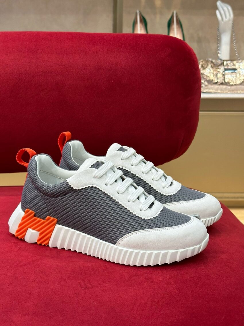 Hermès Bouncing Sneakers white/grey 2025