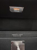 Hèrmes Kelly Dépêches - Black - SHW
