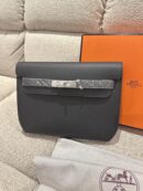 Hèrmes Kelly Dépêches - Black - SHW