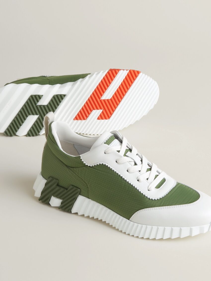 Hermes bouncing sneakers - Matcha / Blanc