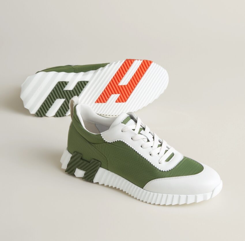 Hermes bouncing sneakers - Matcha / Blanc