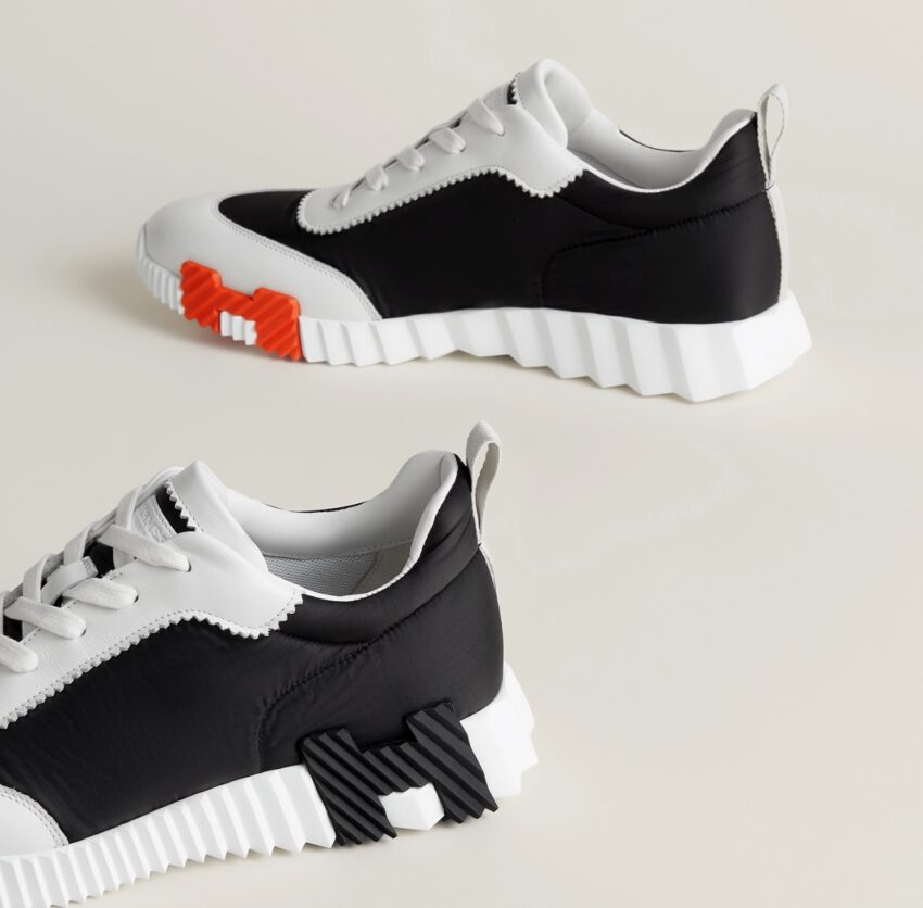 Hermes bouncing sneakers - Noir / Blanc - Afbeelding 5
