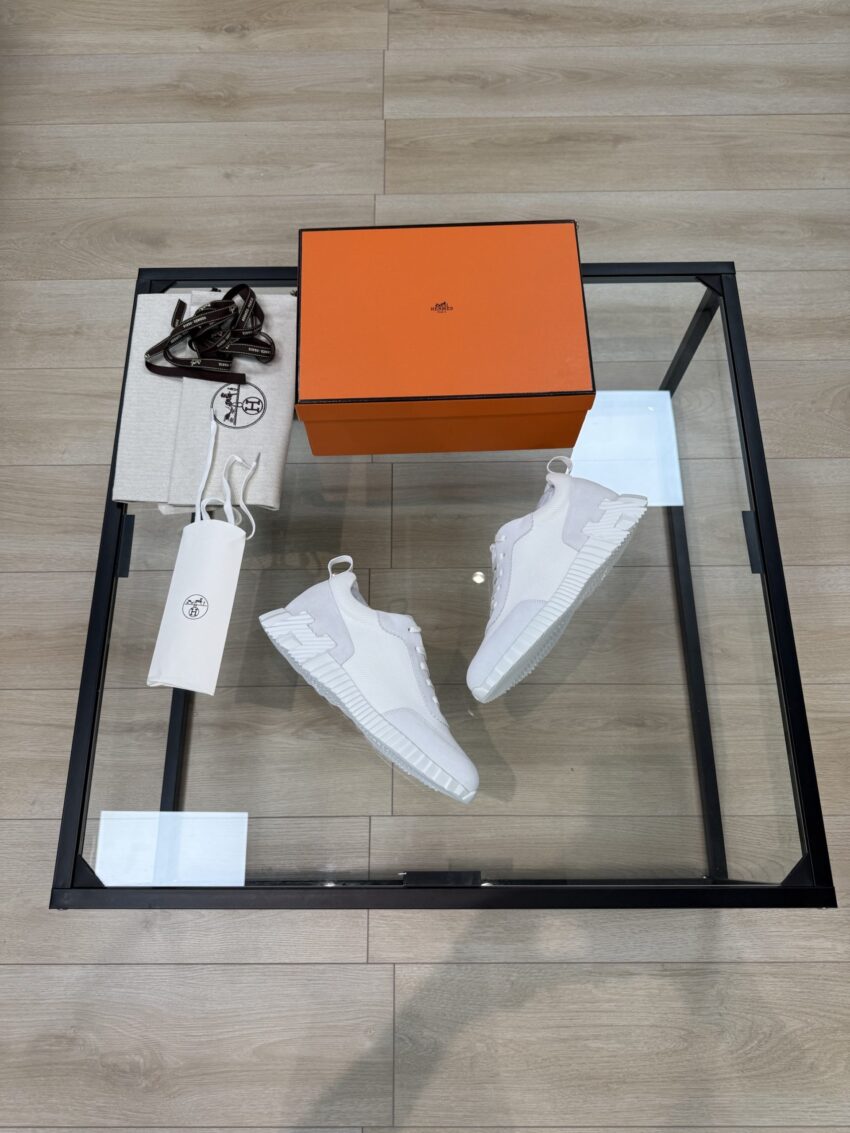 Hermes bouncing sneakers - White - Afbeelding 4
