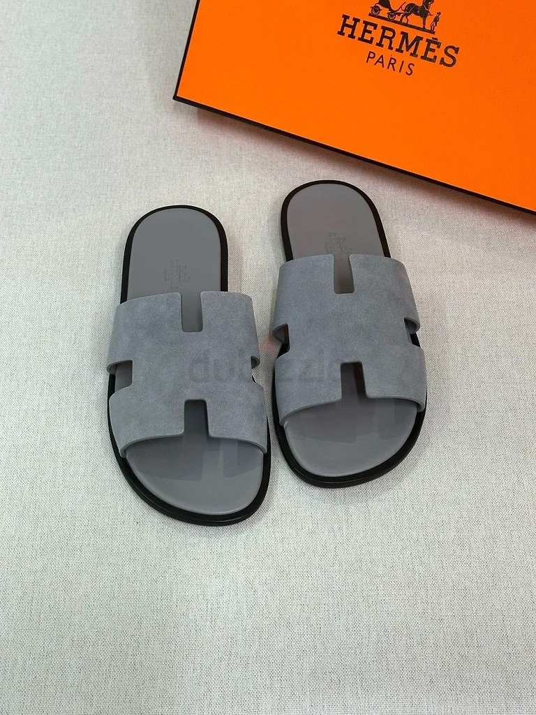 Hermes izmir - grey suède