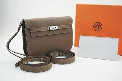 Hermes hand bag kelly - étoupe