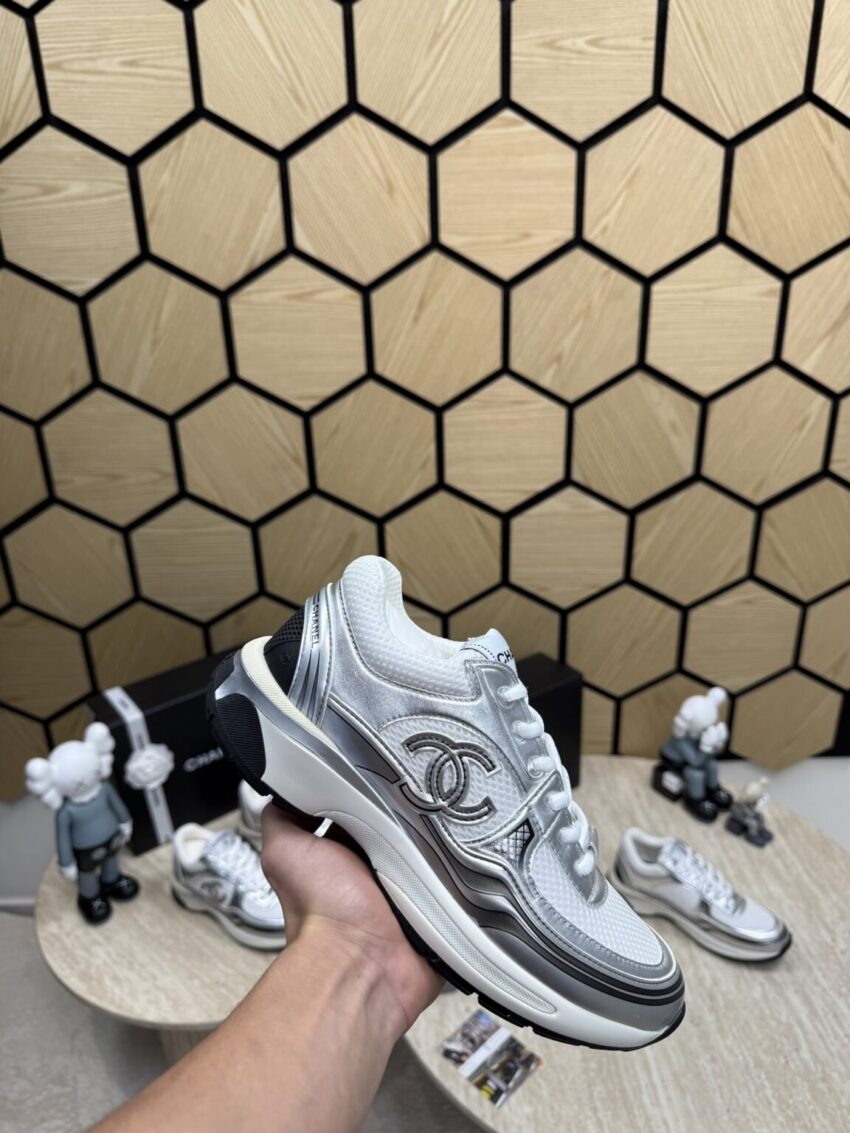 Chanel sneakers - silver