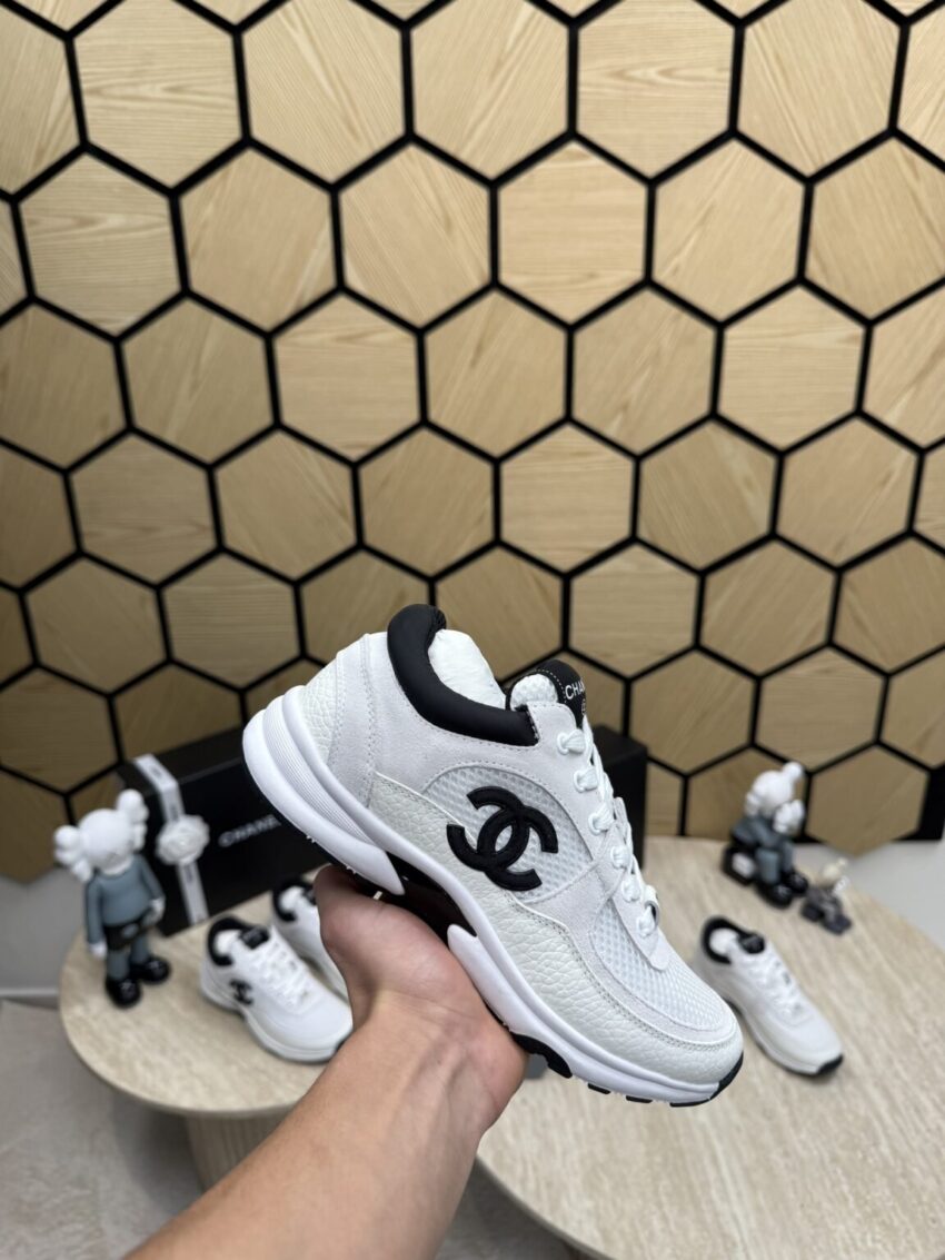 Chanel sneakers - white black
