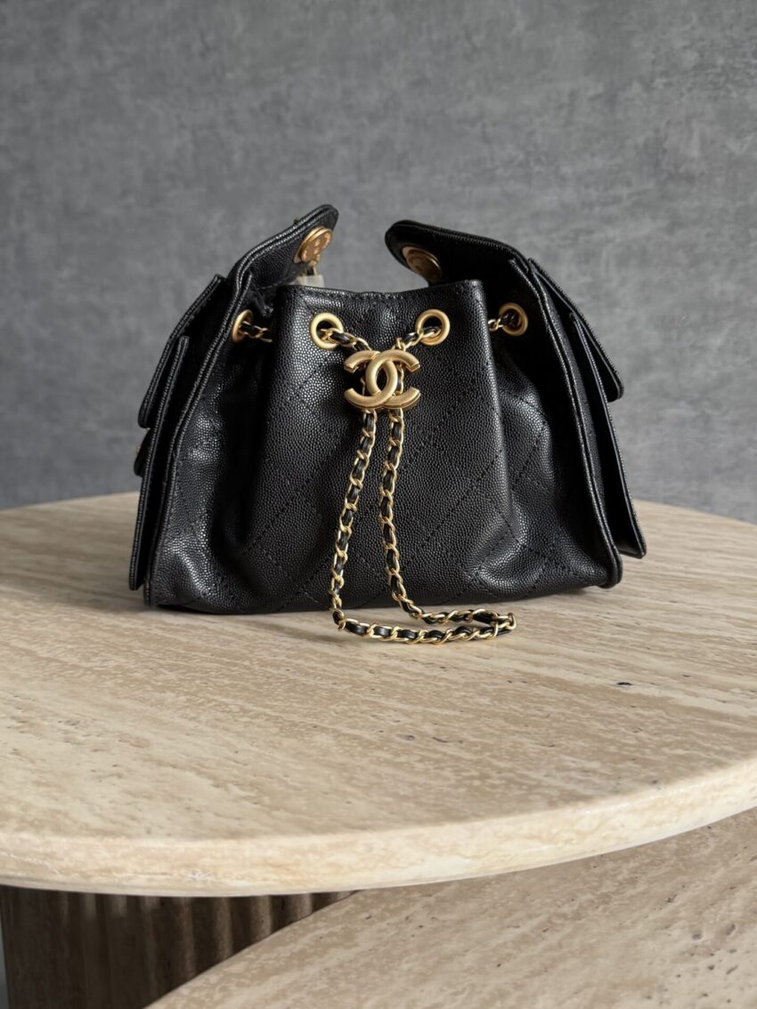 Chanel 25 Small Handbag- Black