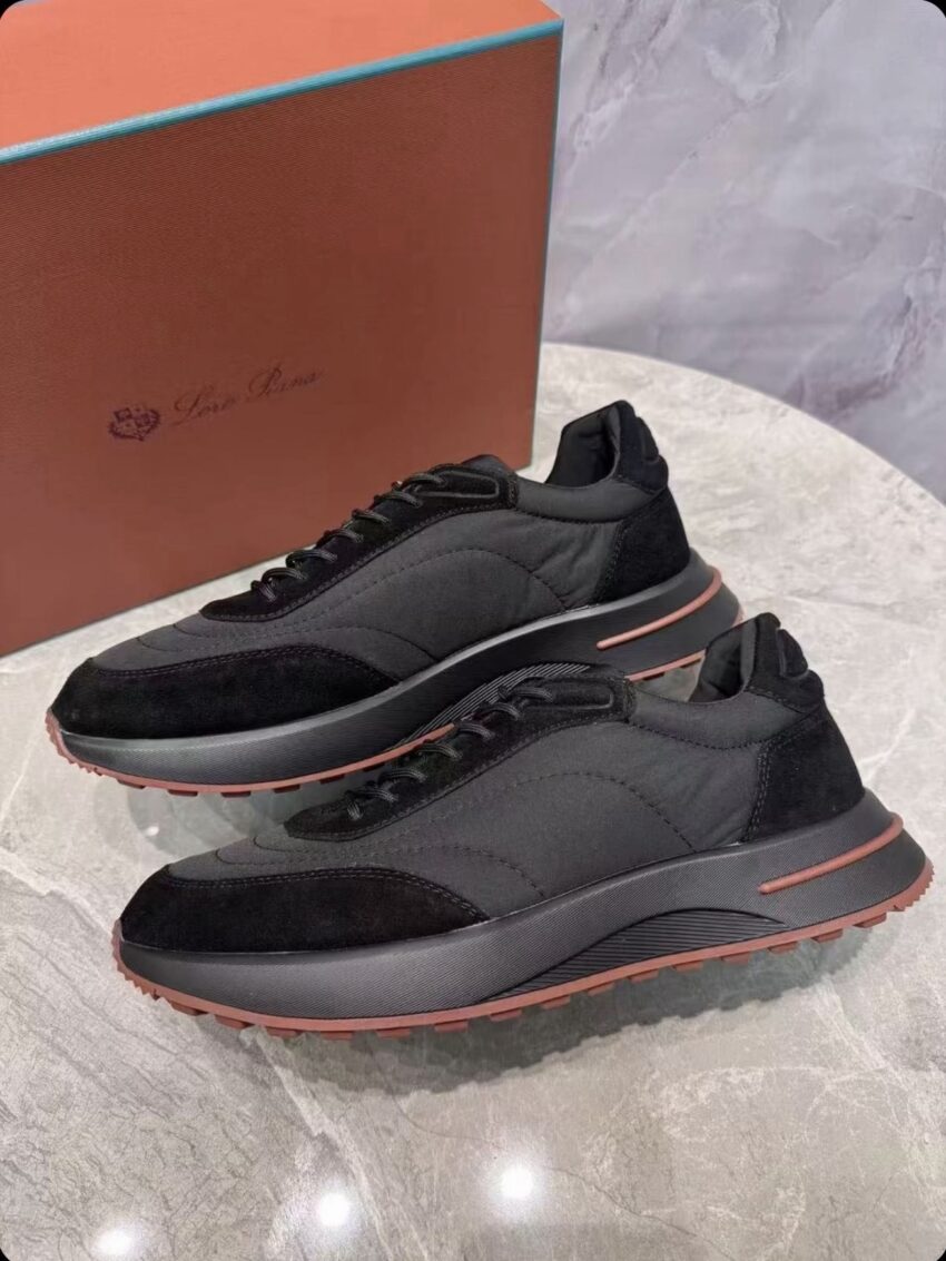 Loro Piana week end walk sneaker - Black