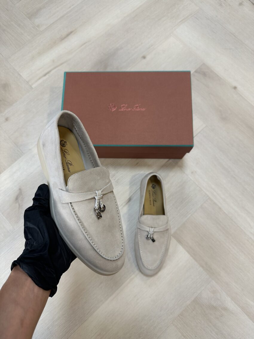 Loropiana beige summer walk suede