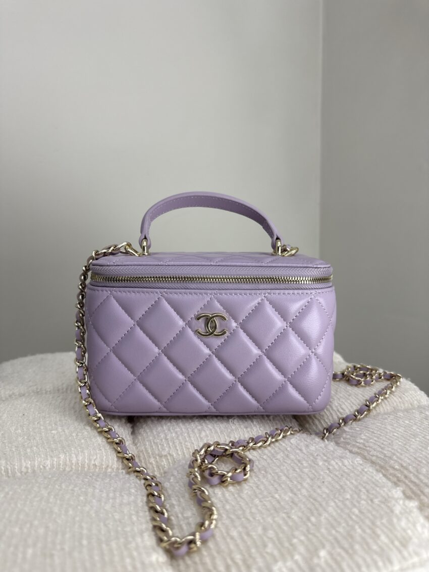 Chanel Mini Vanity Bag- Purple