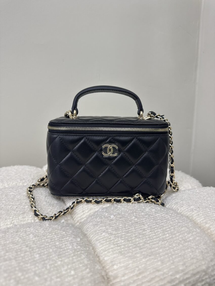 Chanel Mini Vanity Bag- Glossy Black
