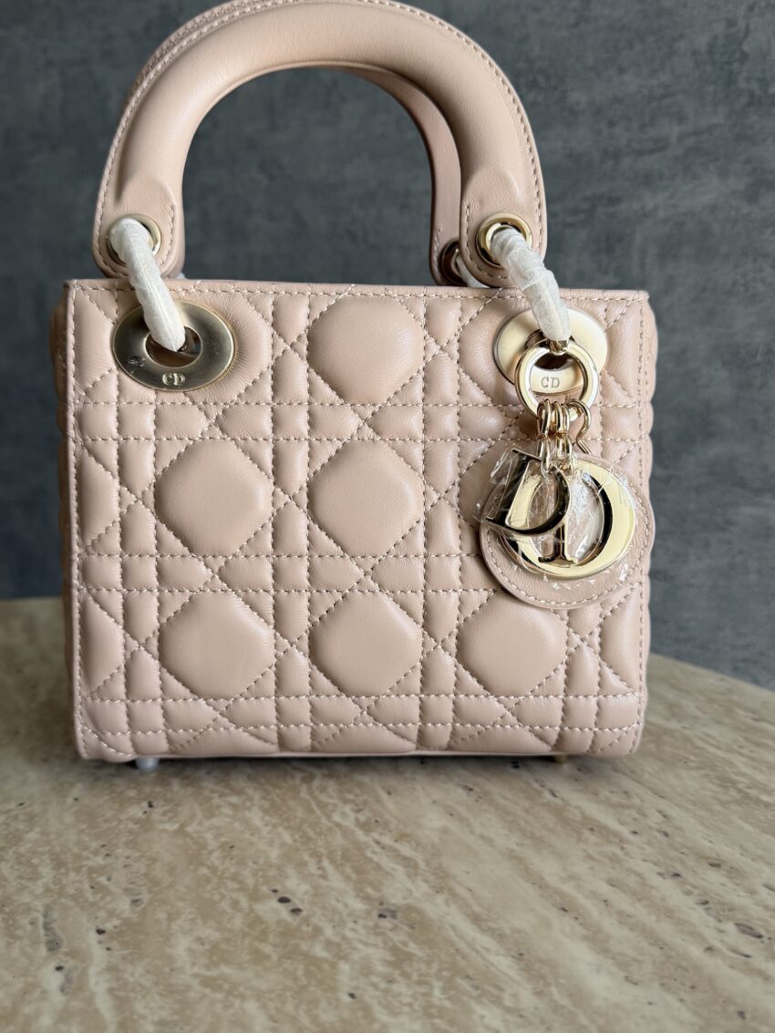 Dior Micro Lady Bag - White