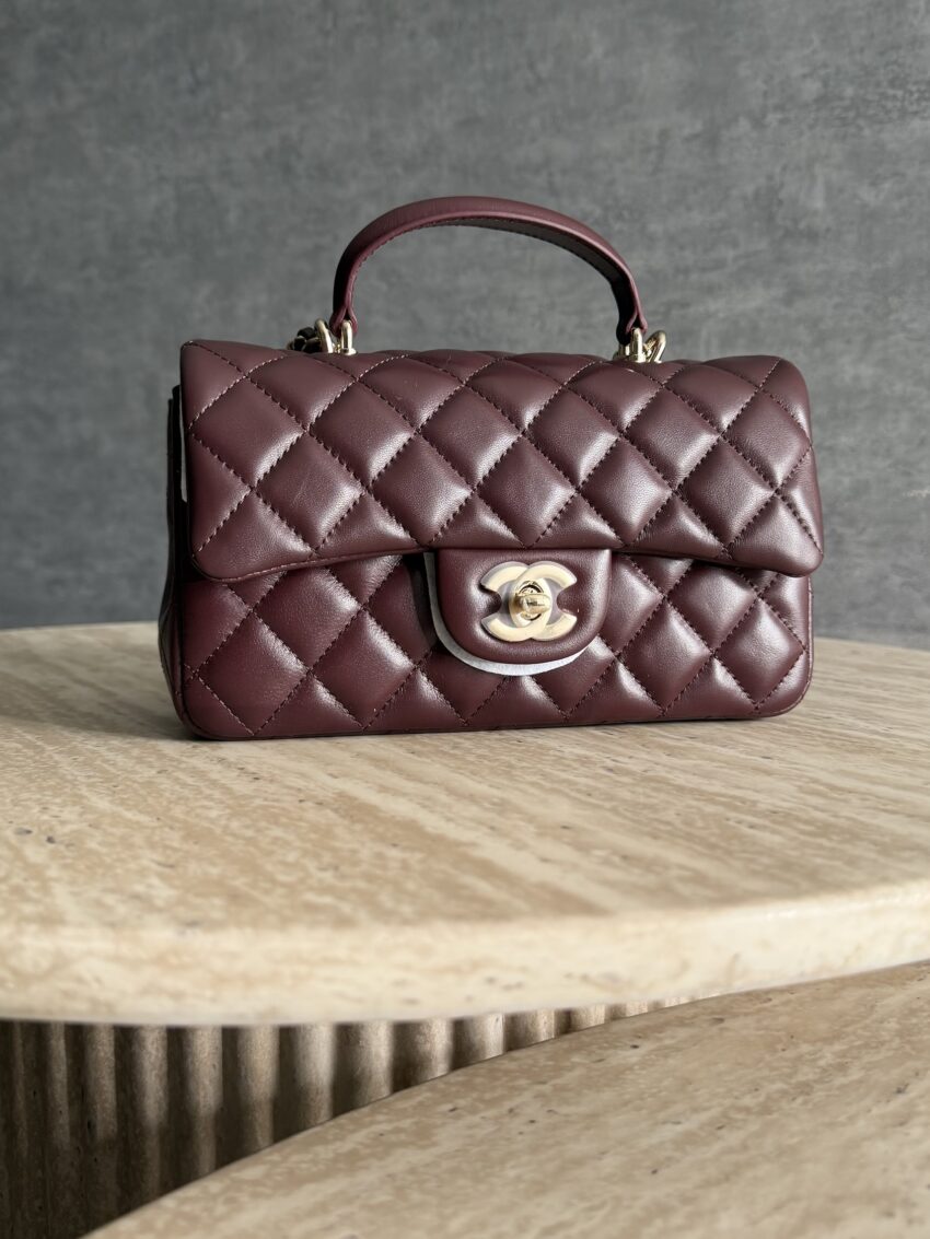 Chanel Medium Flap Bag- Burgundy