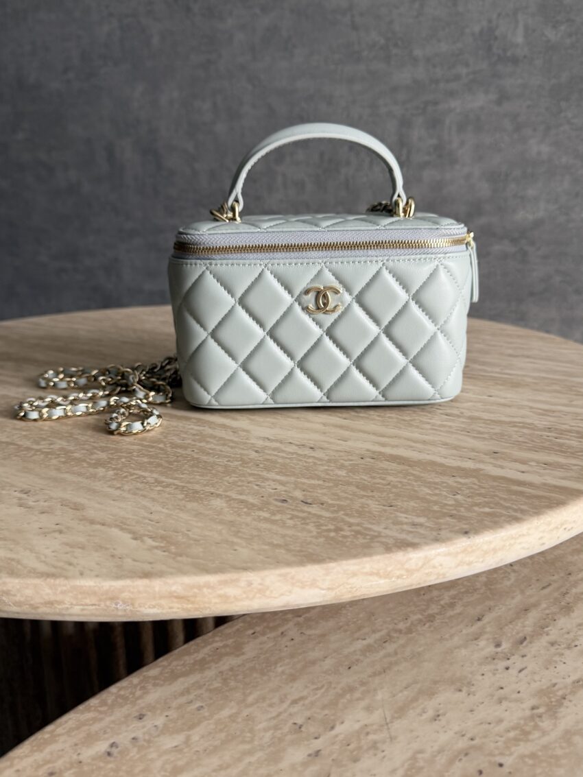 Chanel Mini Vanity Bag- Mint Green