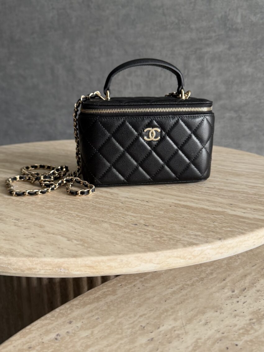 Chanel Mini Vanity Bag- Black