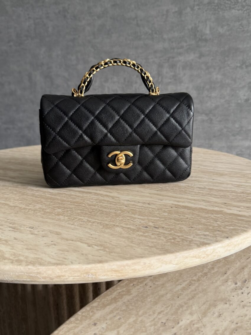 Chanel Mini Flap Bag- Black
