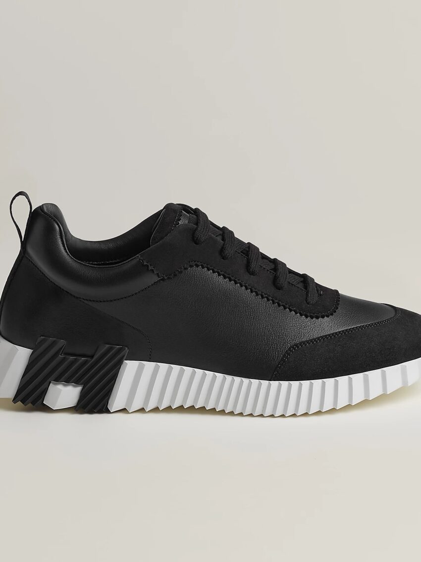 Hermes bouncing sneakers - Black/White