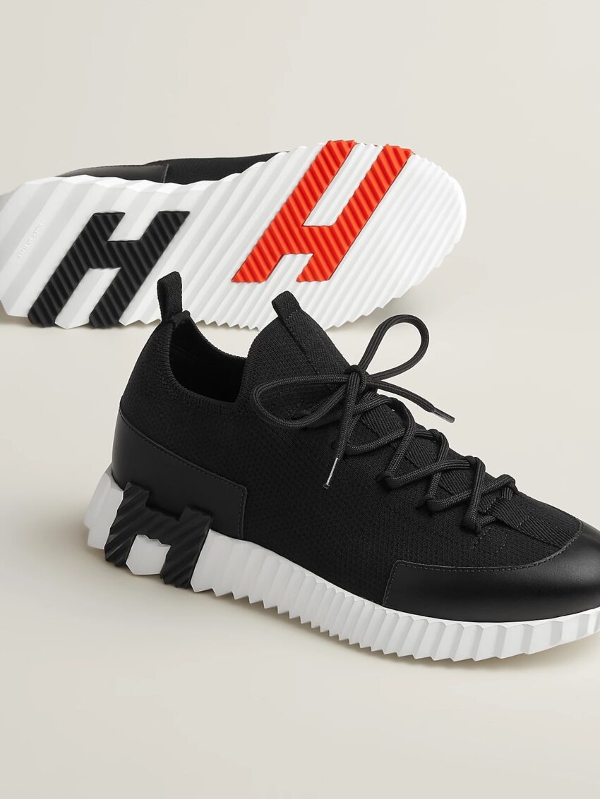 Hermes Bouncing Black/White - Orange