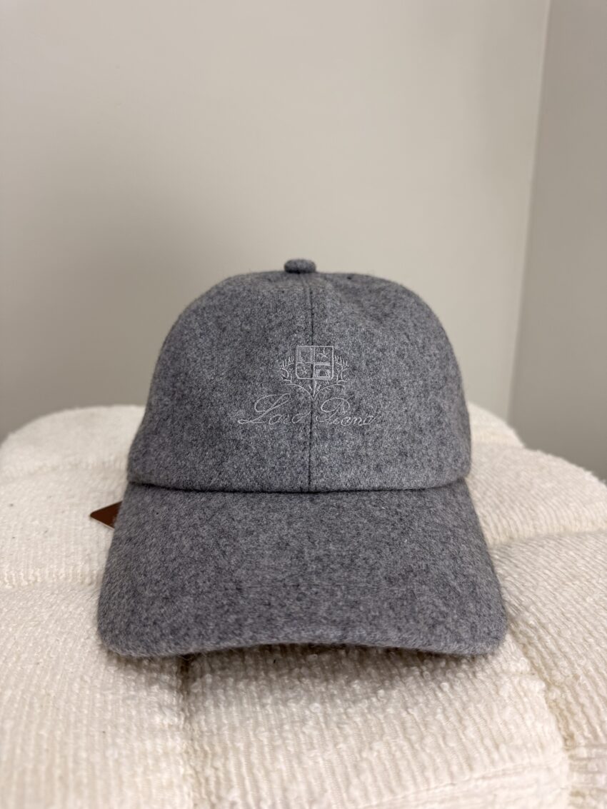 Loro Piana Baseball Cap Cashmere - Storm System - Grey