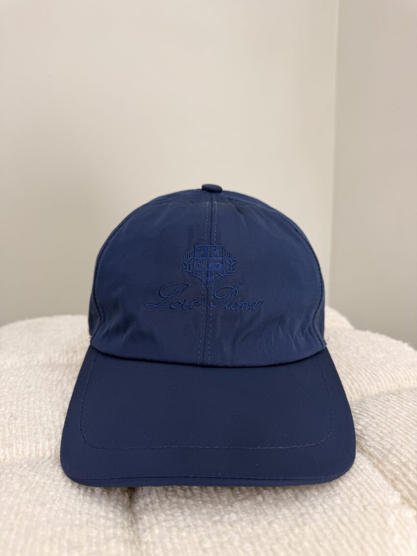 Loro Piana Baseball Cap Microfibre - Storm System - Navy Blue