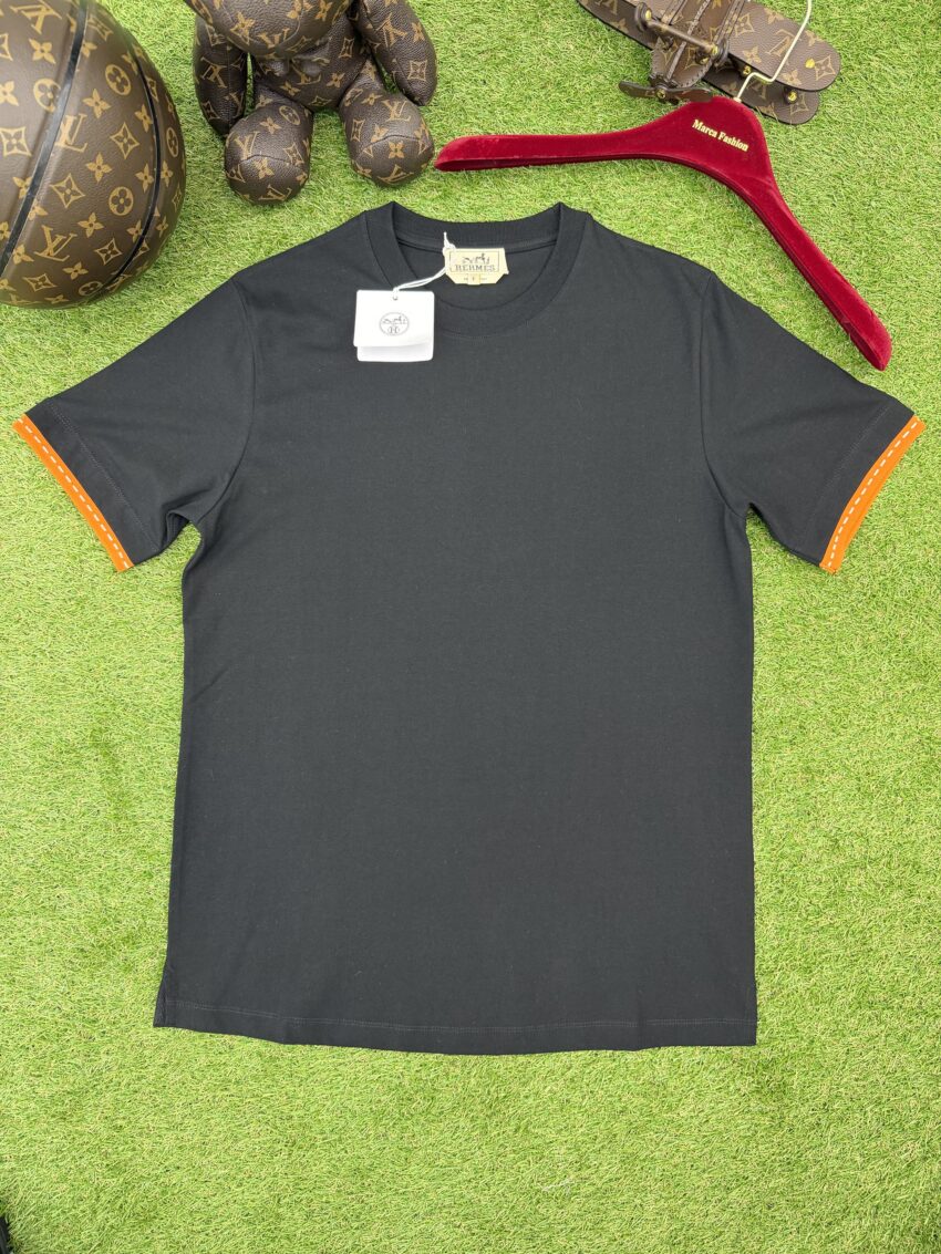 Hermes T-shirt - Black & Orange