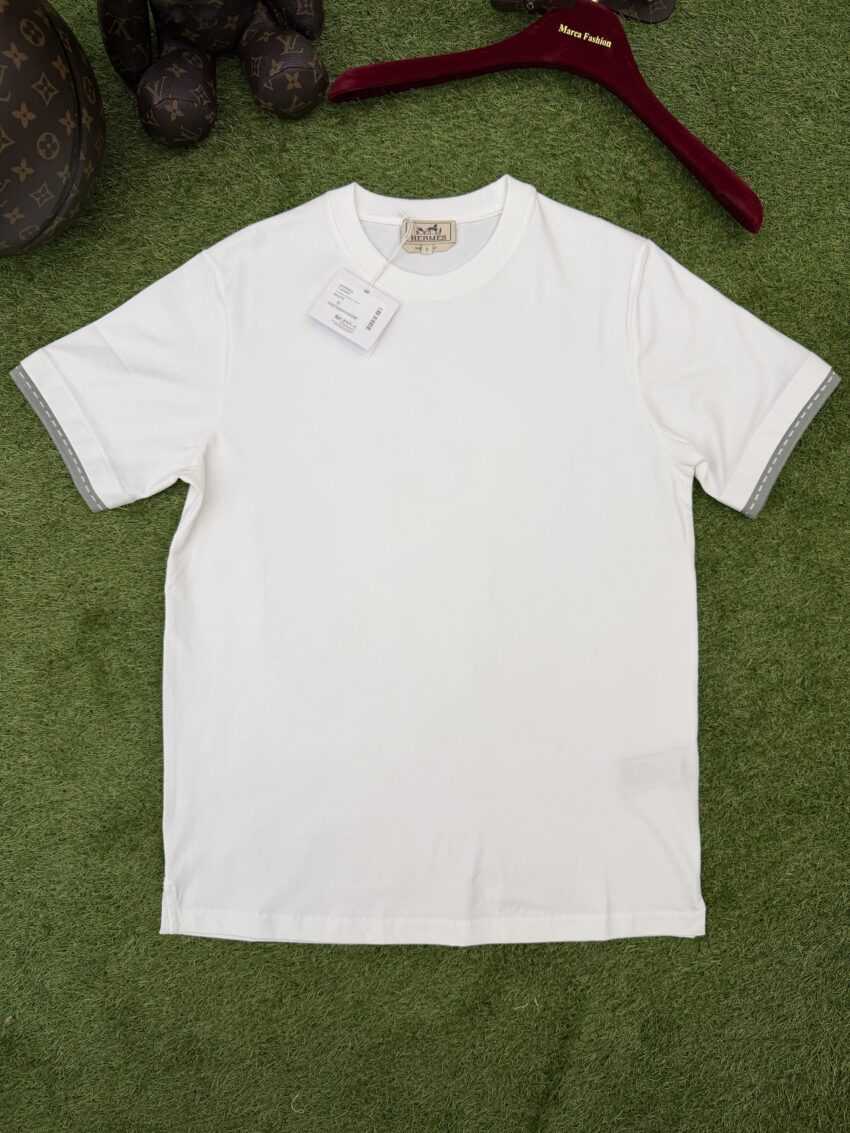 Hermes T-shirt - White & Grey