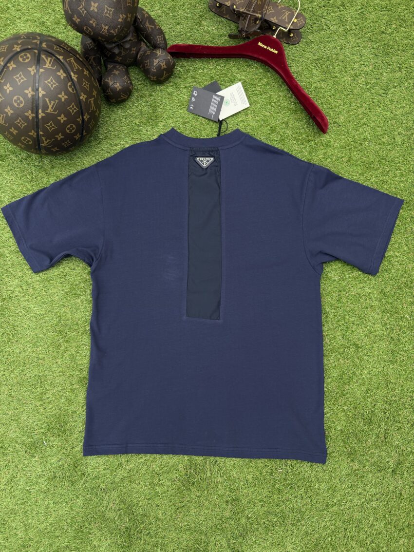 Prada Cotton T-shirt - Navy Blue