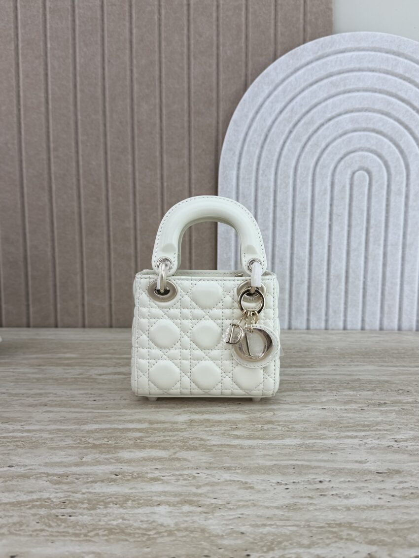 Lady Dior- Microtas White